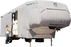 Classic Accessories - Polyester RV Protective Cover - 20 to 23' Long x 122" High, Gray - Americas Industrial Supply