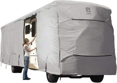 Classic Accessories - Polyester RV Protective Cover - 37 to 40' Long x 140" High, Gray - Americas Industrial Supply