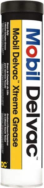 Mobil - 13.7 oz Cartridge Lithium Extreme Pressure Grease - Orange, Extreme Pressure & High Temperature, NLGIG 2, - Americas Industrial Supply