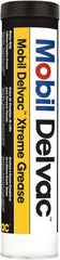Mobil - 13.7 oz Cartridge Lithium Extreme Pressure Grease - Orange, Extreme Pressure & High Temperature, NLGIG 2, - Americas Industrial Supply