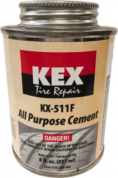 KEX Tire Repair - 8 oz. Can Cement - For Tires & Wheels - Americas Industrial Supply
