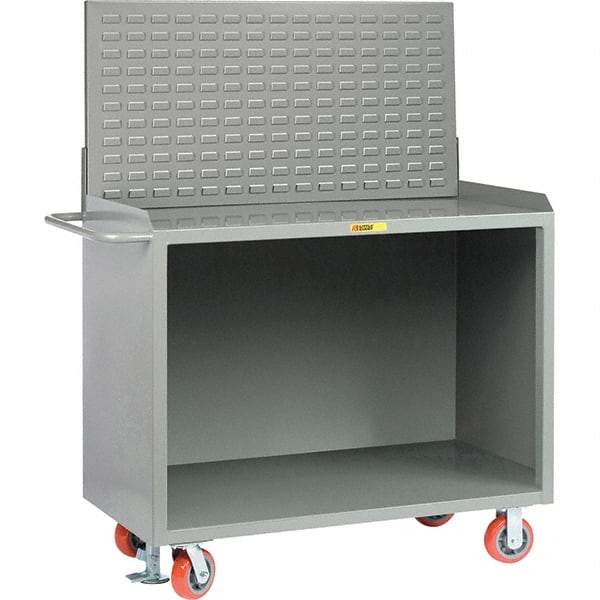 Little Giant - 3,600 Lb Capacity Mobile Service Bench - 53" Wide x 24" Deep x 43" High, Steel, Gray - Americas Industrial Supply