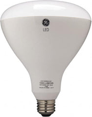 GE Lighting - 13 Watt LED Flood/Spot Medium Screw Lamp - 2,700°K Color Temp, 1,070 Lumens, 120 Volts, Dimmable, BR40, 25,000 hr Avg Life - Americas Industrial Supply