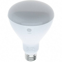 GE Lighting - 10 Watt LED Flood/Spot Medium Screw Lamp - 2,700°K Color Temp, 700 Lumens, 120 Volts, Dimmable, BR30, 25,000 hr Avg Life - Americas Industrial Supply