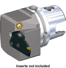 Kennametal - Beyond Evolution Blade Insert, 58mm Head Length, Modular Grooving Blade Holder Head - Right Hand Cut, System Size KM80ATC, Through Coolant, Series Beyond Evolution - Americas Industrial Supply