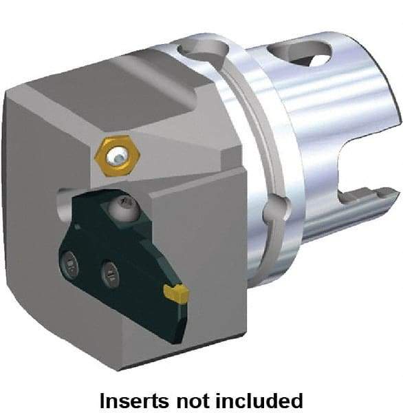 Kennametal - Beyond Evolution Blade Insert, 28mm Head Length, Modular Grooving Blade Holder Head - Right Hand Cut, System Size KM40TS, Through Coolant, Series Beyond Evolution - Americas Industrial Supply