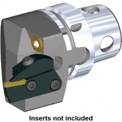 Kennametal - A3 & A4 Modular Blade Insert, 68.5mm Head Length, Modular Grooving Blade Holder Head - Right Hand Cut, System Size KM4X63, Through Coolant, Series KGMS - Americas Industrial Supply