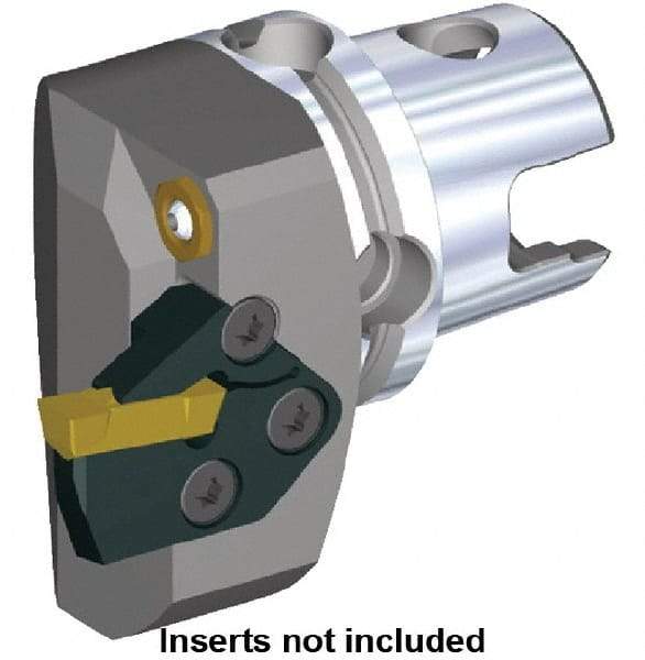 Kennametal - A3 & A4 Modular Blade Insert, 63.5mm Head Length, Modular Grooving Blade Holder Head - Left Hand Cut, System Size KM63TS, Through Coolant, Series KGMS - Americas Industrial Supply