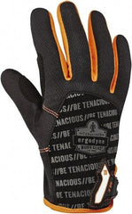 Ergodyne - Size XL (10) Polyester Blend Work Gloves - For Mechanic's & Lifting, Uncoated, Hook & Loop Cuff, Full Fingered, Black, Paired - Americas Industrial Supply