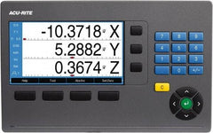 Acu-Rite - 3 Axes, Milling, Lathe & Grinding Compatible DRO Counter - Color TFT Display - Americas Industrial Supply