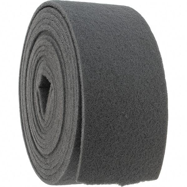 Brite Star - 30' Long x 6" Wide Nonwoven Roll - Very Fine Grade, Gray, Silicon Carbide - Americas Industrial Supply