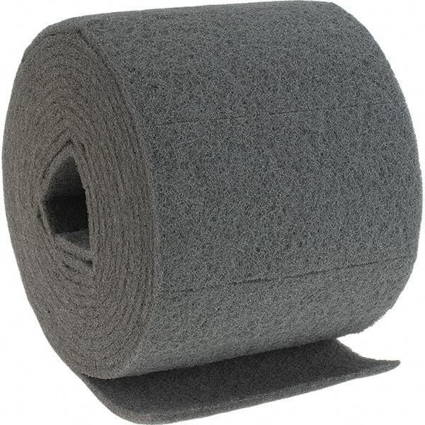 Brite Star - 20' Long x 8" Wide Nonwoven Roll - Very Fine Grade, Gray, Silicon Carbide - Americas Industrial Supply