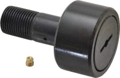 Accurate Bushing - 1-3/4" Roller Diam x 1" Width, 3/4" Stud Diam x 1-3/4" Length, Stud Cam Follower - Steel, 7/8" Thread Length, 3/4-16 Thread, 2-3/4" OAL, 7,870 Lb Dynamic Cap, 7,950 Lb Static Cap - Americas Industrial Supply