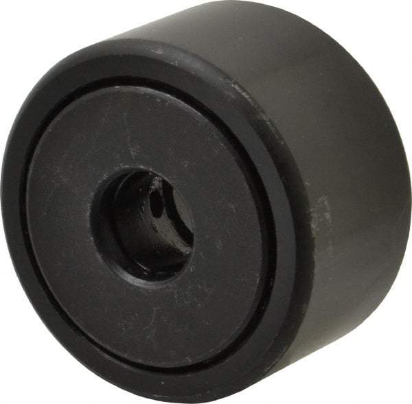 Accurate Bushing - 1/2" Bore, 1-3/4" Roller Diam x 1" Roller Width, Steel Yoke Cam Follower - 7,870 Lb Dynamic Load Capacity, 1-1/16" Overall Width - Americas Industrial Supply