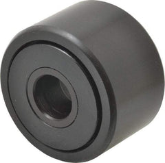 Accurate Bushing - 5/8" Bore, 2" Roller Diam x 1-1/4" Roller Width, Steel Yoke Cam Follower - 10,370 Lb Dynamic Load Capacity, 1-5/16" Overall Width - Americas Industrial Supply