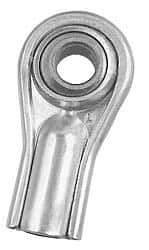 Alinabal - 3/16" ID, Female Spherical Rod End - 10-32 LH, Carbon Steel with Steel Raceway - Americas Industrial Supply