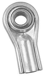 Alinabal - 3/8" ID, Female Spherical Rod End - 3/8-24 LH, Carbon Steel with Nylon Raceway - Americas Industrial Supply