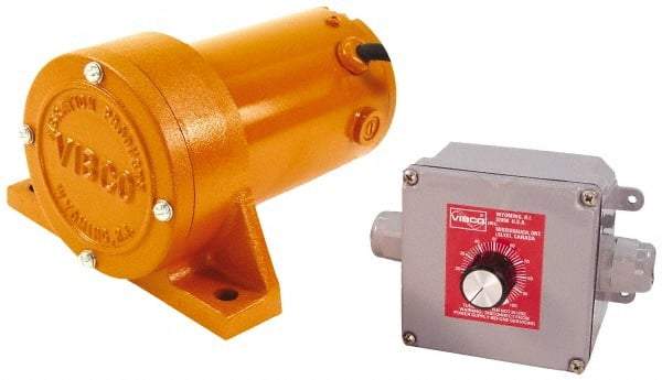 Vibco - 1 Phase, 1.3 Amp, 115 Volt, 6-3/4" Long, Electric Vibrators - 0 to 100 Lbs. Force, 68 Decibels - Americas Industrial Supply