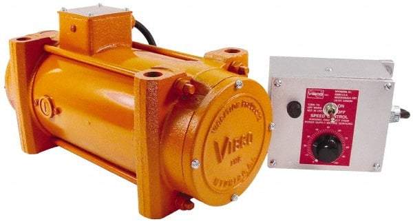 Vibco - 1 Phase, 3.5 Amp, 115 Volt, 13-3/16" Long, Electric Vibrators - 0 to 500 Lbs. Force, 70 Decibels - Americas Industrial Supply