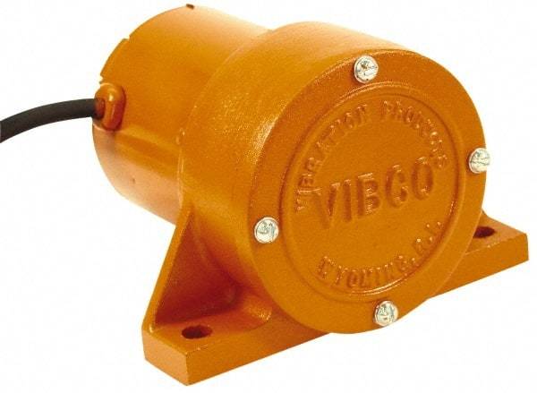 Vibco - 1 Phase, 1.4 Amp, 115 Volt, 5" Long, Electric Vibrators - 0 to 20 Lbs. Force, 45 Decibels - Americas Industrial Supply