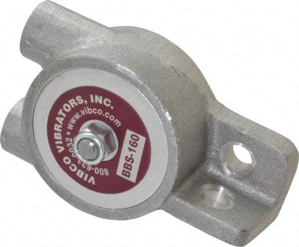 Vibco - 160 Lb. Force, 7 Cubic Feet per Minute, 9,000 RPM, 67 Decibel, Pneumatic Vibrator - 4-1/8" Long x 1-9/16" Wide x 1-1/4" High, 1/4 Port Inlet, 1/4 Port Outlet - Americas Industrial Supply