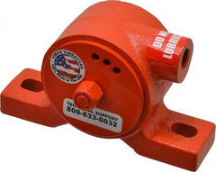 Vibco - 160 Lb. Force, 8 Cubic Feet per Minute, 12,000 RPM, 70 Decibel, Pneumatic Vibrator - 5-1/16" Long x 1-5/16" Wide x 2-5/16" High, 1/4 Port Inlet - Americas Industrial Supply