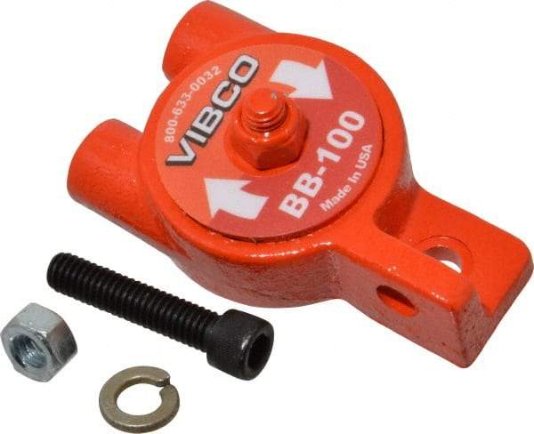 Vibco - 55 Lb. Force, 6 Cubic Feet per Minute, 24,000 RPM, 75 Decibel, Pneumatic Vibrator - 3-1/4" Long x 1-9/16" Wide x 1-7/8" High, 1/8 Port Inlet, 1/8 Port Outlet - Americas Industrial Supply