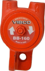 Vibco - 140 Lb. Force, 8 Cubic Feet per Minute, 15,000 RPM, 76 Decibel, Pneumatic Vibrator - 4-1/8" Long x 2" Wide x 2-9/16" High, 1/4 Port Inlet, 1/4 Port Outlet - Americas Industrial Supply