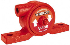 Vibco - 80 Lb. Force, 7-1/2 Cubic Feet per Minute, 19,000 RPM, 72 Decibel, Pneumatic Vibrator - 4-7/8" Long x 15/16" Wide x 2-5/16" High, 1/8 Port Inlet, 1/8 Port Outlet - Americas Industrial Supply