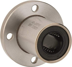 Value Collection - 5/8" ID, Round Flanged Single Linear Bearing - 1-1/8" OD - Americas Industrial Supply