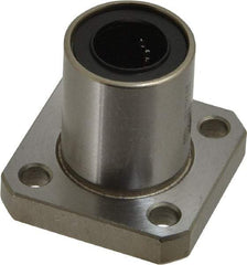 Value Collection - 1/2" ID, Square Flanged Single Linear Bearing - 7/8" OD - Americas Industrial Supply