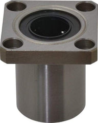 Value Collection - 5/8" ID, Square Flanged Single Linear Bearing - 1-1/8" OD - Americas Industrial Supply