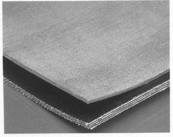 Made in USA - 18" Wide, Friction Surface Conveyor Belt - Nitrile, Brown, 5-Ply, No. 20032650-18 - Americas Industrial Supply