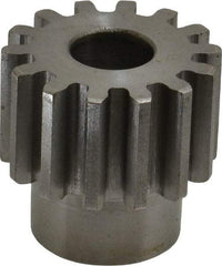 Boston Gear - 12 Pitch, 1.167" Pitch Diam, 14 Tooth Spur Gear - 3/4" Face Width, 1/2" Bore Diam, 0.92" Hub Diam, 14.5° Pressure Angle, Steel - Americas Industrial Supply