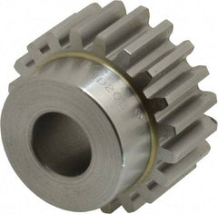 Boston Gear - 12 Pitch, 1.667" Pitch Diam, 20 Tooth Spur Gear - 3/4" Face Width, 5/8" Bore Diam, 1.32" Hub Diam, 14.5° Pressure Angle, Steel - Americas Industrial Supply