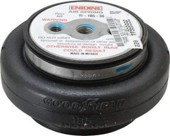 Value Collection - 100 psi Actuation: 570 Lb Ext, 1,525 Lb Compr, 3/8-16 & 3/8-16, 2" Stroke Len, Bellow Single Convolute Air Spring - 3.8" Extended Height, 1.8" Compressed Height, 5.7" Max OD at 100 psi, 220 to 1,370 Lb Capacity - Americas Industrial Supply