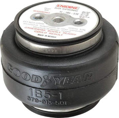 Value Collection - 100 psi Actuation: 530 Lb Ext, 1,620 Lb Compr, 3/8-16 & 3/8-16, 3" Stroke Len, Bellow Single Convolute Air Spring - 4.8" Extended Height, 1.8" Compressed Height, 6" Max OD at 100 psi, 195 to 1,560 Lb Capacity - Americas Industrial Supply