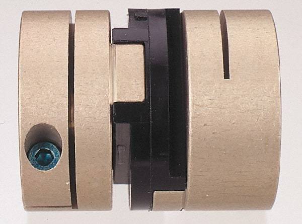 Value Collection - Flexible Oldham Coupling - 1" OD, 1.28" OAL, Delrin - Americas Industrial Supply