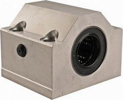 Thomson Industries - 25mm Inside Diam, 6,700 Lbs. Dynamic Capacity, Closed Single Pillow Block Linear Bearing - 60mm Overall Height x 78mm Overall Width, 40mm Btw Mount Hole Centers - Americas Industrial Supply