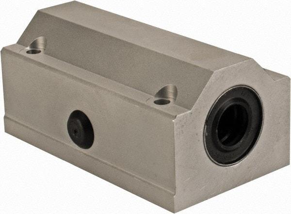 Thomson Industries - 12mm Inside Diam, 1,060 Lbs. Dynamic Capacity, Closed Twin Pillow Block Linear Bearing - 35mm Overall Height x 43mm Overall Width - Americas Industrial Supply