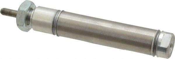 Norgren - 1-1/2" Stroke x 9/16" Bore Double Acting Air Cylinder - 10-32 Port, 10-32 Rod Thread - Americas Industrial Supply