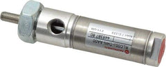 Norgren - 1/2" Stroke x 3/4" Bore Double Acting Air Cylinder - 1/8 Port, 1/4-28 Rod Thread - Americas Industrial Supply