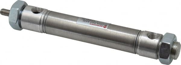 Norgren - 3" Stroke x 3/4" Bore Double Acting Air Cylinder - 1/8 Port, 1/4-28 Rod Thread - Americas Industrial Supply