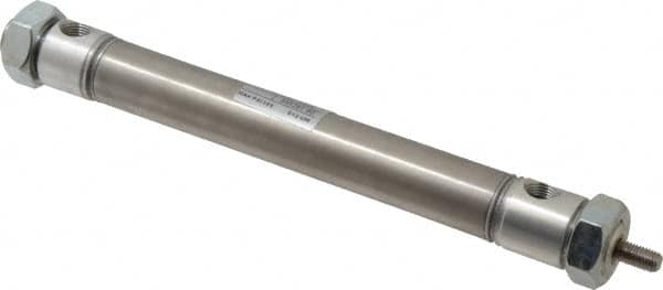 Norgren - 4" Stroke x 3/4" Bore Double Acting Air Cylinder - 1/8 Port, 1/4-28 Rod Thread - Americas Industrial Supply
