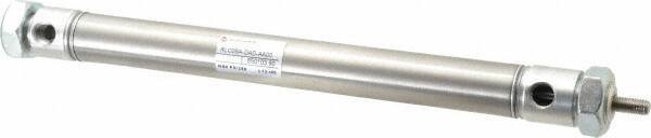 Norgren - 6" Stroke x 3/4" Bore Double Acting Air Cylinder - 1/8 Port, 1/4-28 Rod Thread - Americas Industrial Supply