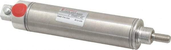 Norgren - 2" Stroke x 1-1/16" Bore Single Acting Air Cylinder - 1/8 Port, 5/16-24 Rod Thread - Americas Industrial Supply