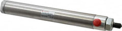 Norgren - 6" Stroke x 1-1/16" Bore Double Acting Air Cylinder - 1/8 Port, 5/16-24 Rod Thread - Americas Industrial Supply