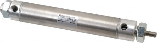 Norgren - 4" Stroke x 1-1/16" Bore Double Acting Air Cylinder - 1/8 Port, 5/16-24 Rod Thread - Americas Industrial Supply