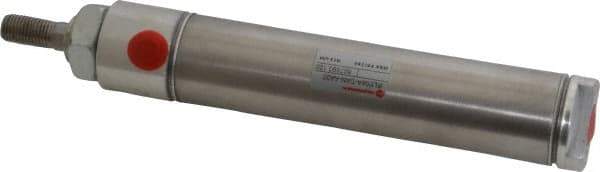 Norgren - 4" Stroke x 1-1/4" Bore Double Acting Air Cylinder - 1/8 Port, 7/16-20 Rod Thread - Americas Industrial Supply