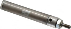 Norgren - 5" Stroke x 1-1/4" Bore Double Acting Air Cylinder - 1/8 Port, 7/16-20 Rod Thread - Americas Industrial Supply